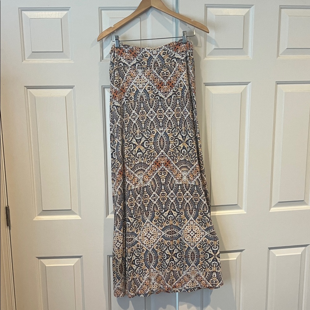 Artisan Multicolor A-Line Skirt
